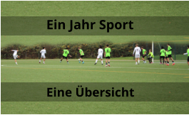 Ein Jahr Sport Eine Übersicht